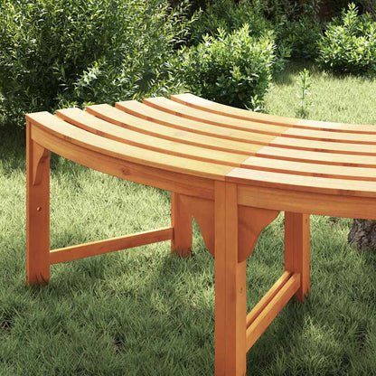 vidaXL Tree Bench 4-Seater 210 x 80 x 45 cm Solid Eucalyptus Wood - Brown