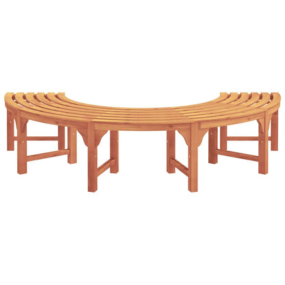 vidaXL Tree Bench 4-Seater 210 x 80 x 45 cm Solid Eucalyptus Wood - Brown