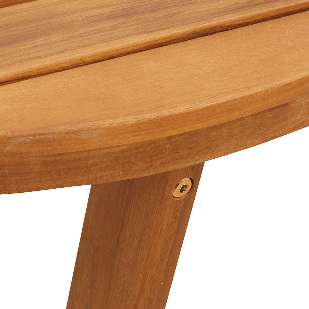 vidaXL Garden Dining Table Oval 150x90x75 cm Solid Wood Acacia - Brown