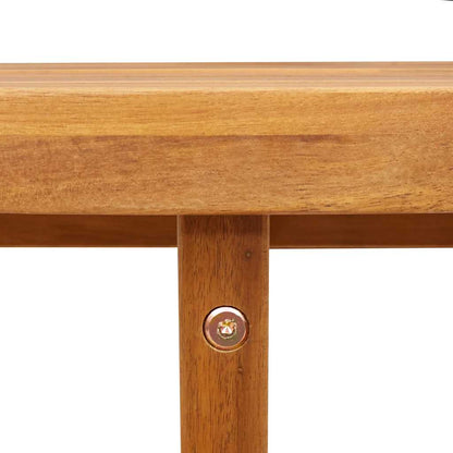 vidaXL Garden Dining Table Oval 200x90x75 cm Solid Wood Acacia - Brown