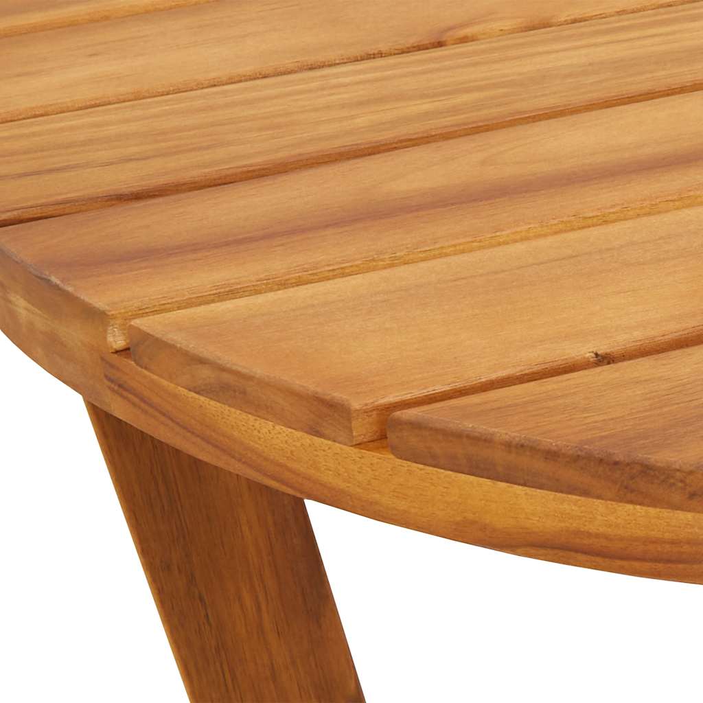 vidaXL Garden Dining Table Oval 200x90x75 cm Solid Wood Acacia - Brown