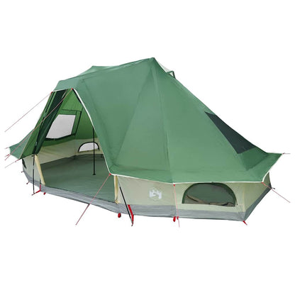 vidaXL Tipi Tent 6-Person Green Taffeta - 466 x 310 x 240 cm