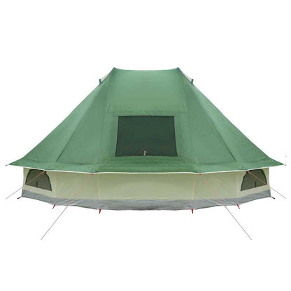 vidaXL Tipi Tent 6-Person Green Taffeta - 466 x 310 x 240 cm