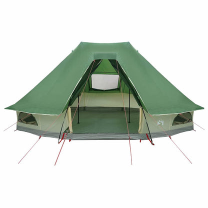 vidaXL Tipi Tent 6-Person Green Taffeta - 466 x 310 x 240 cm