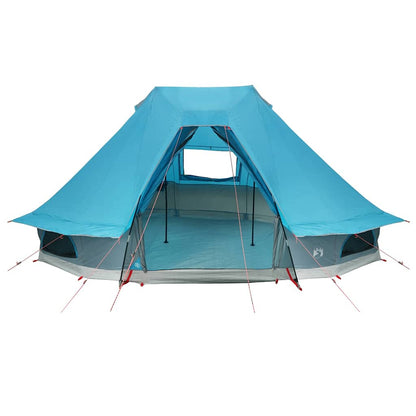 vidaXL Tipi Tent 6-Person Blue Taffeta - 466 x 310 x 240 cm