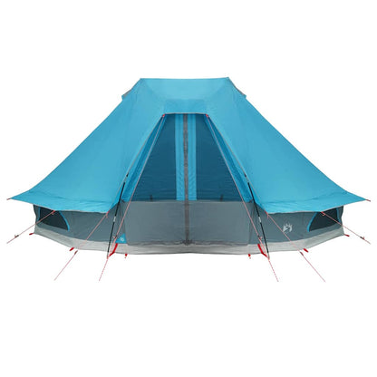 vidaXL Tipi Tent 6-Person Blue Taffeta - 466 x 310 x 240 cm