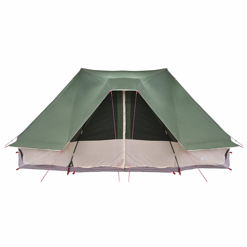 vidaXL Tipi Tent 10-Person Green Taffeta - 680 x 430 x 270 cm