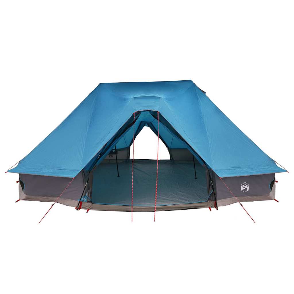 vidaXL Tipi Tent 10-Person Blue Taffeta - 680 x 430 x 270 cm