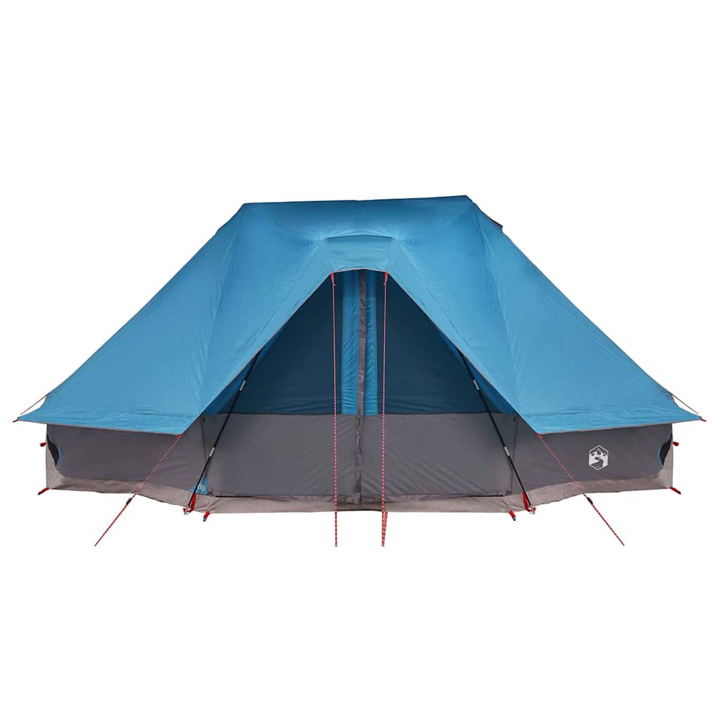 vidaXL Tipi Tent 10-Person Blue Taffeta - 680 x 430 x 270 cm