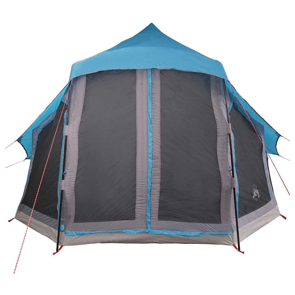 vidaXL Tipi Tent with Roof Blue 404 x 370 x 270 cm Taffeta
