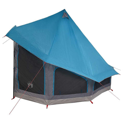 vidaXL Tipi Tent with Roof Blue 404 x 370 x 270 cm Taffeta
