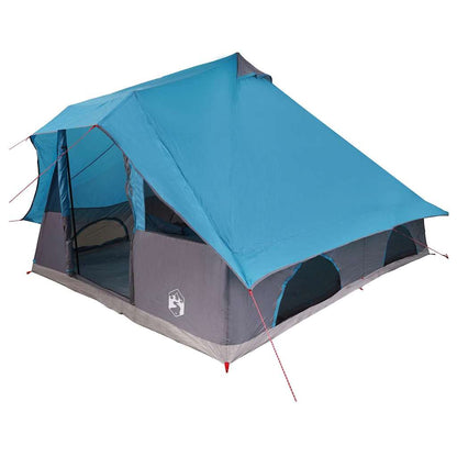 vidaXL Tipi Tent 8-Person Blue Taffeta - 358 x 296 x 258 cm