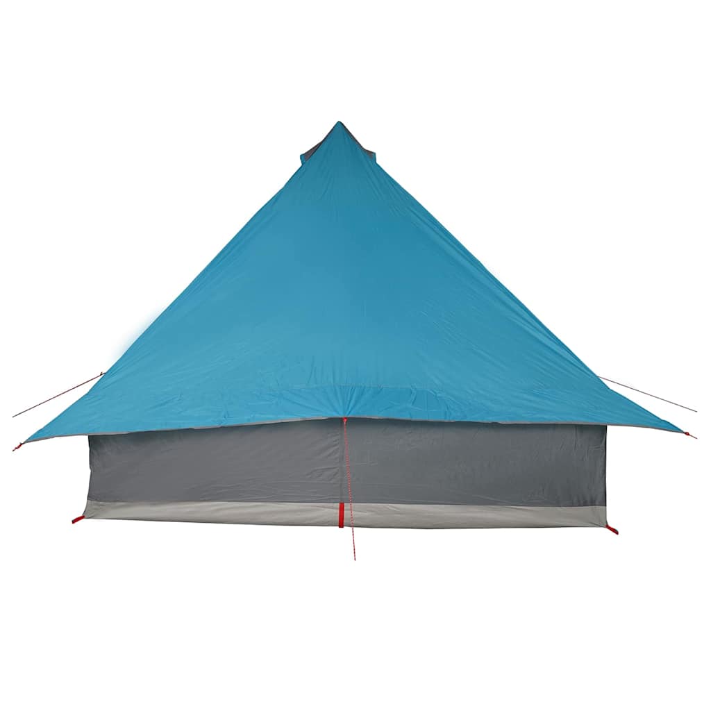 vidaXL Tipi Tent 8-Person Blue Taffeta - 358 x 296 x 258 cm