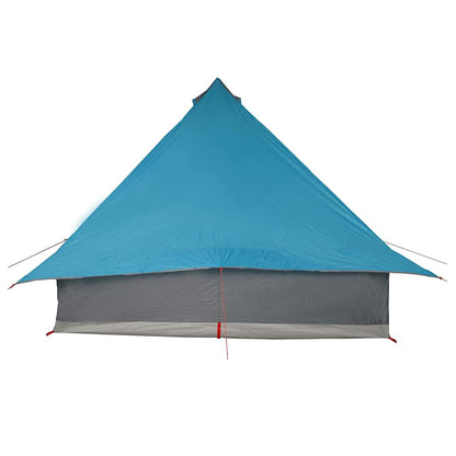 vidaXL Tipi Tent 8-Person Blue Taffeta - 358 x 296 x 258 cm
