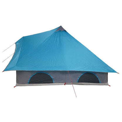vidaXL Tipi Tent 8-Person Blue Taffeta - 358 x 296 x 258 cm