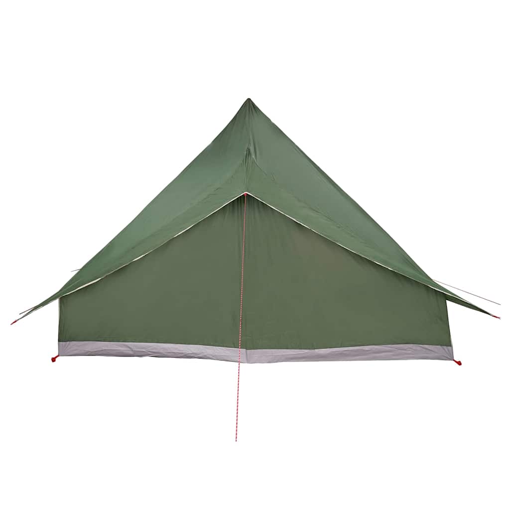 vidaXL Tipi Tent 10-Person Green Taffeta - 364 x 281 x 257 cm