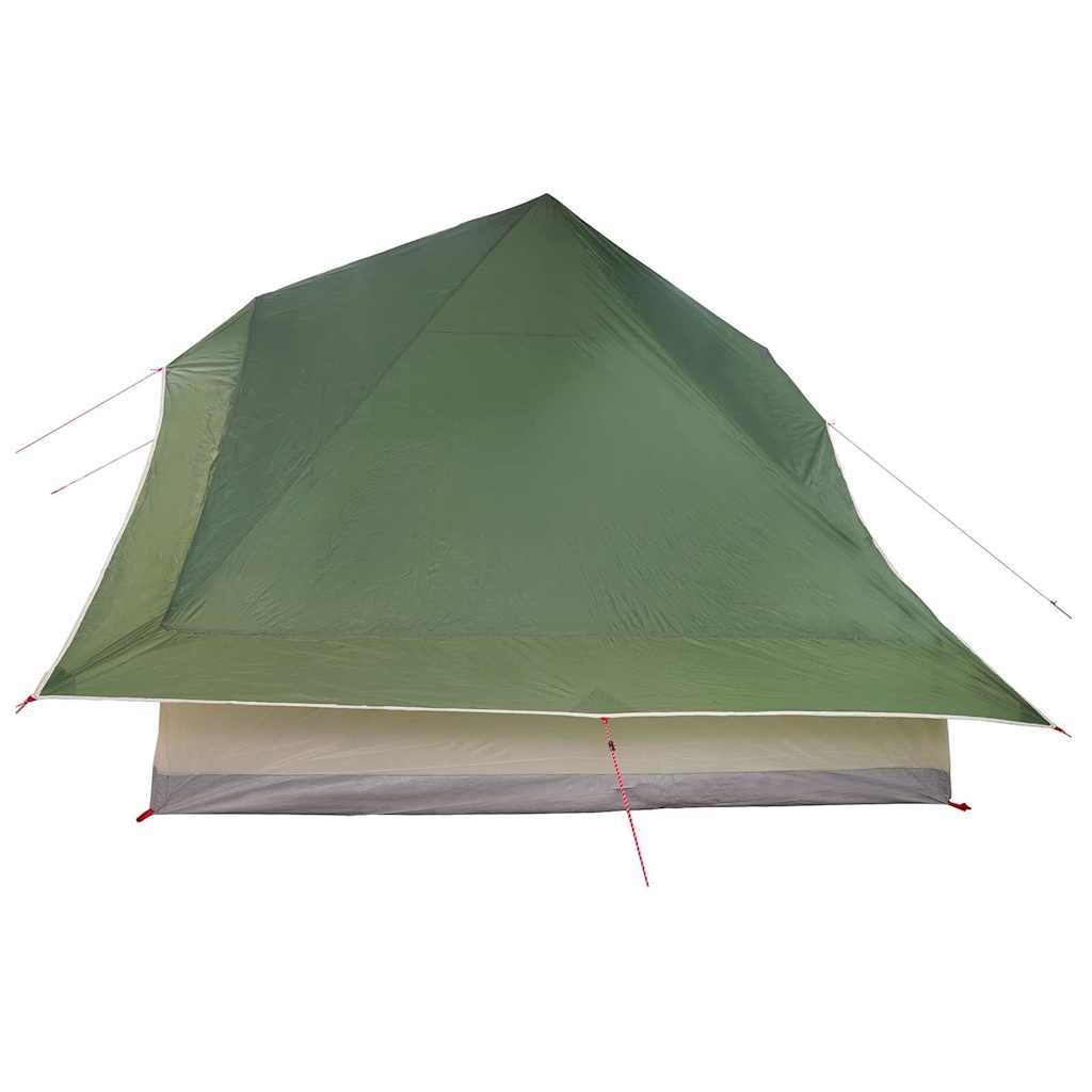 vidaXL Tipi Tent 10-Person Green Taffeta - 364 x 281 x 257 cm