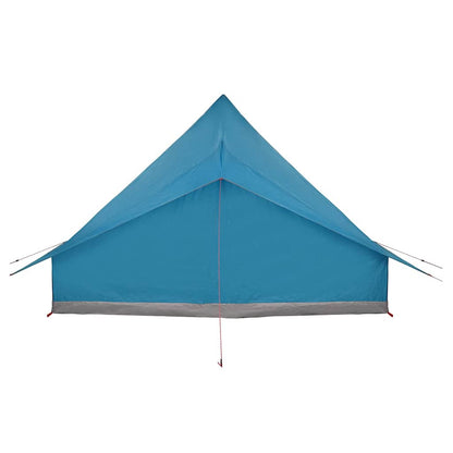 vidaXL Tipi Tent 10-Person Blue Taffeta - 364 x 281 x 257 cm