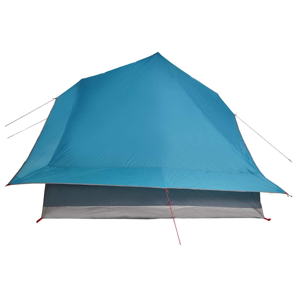 vidaXL Tipi Tent 10-Person Blue Taffeta - 364 x 281 x 257 cm