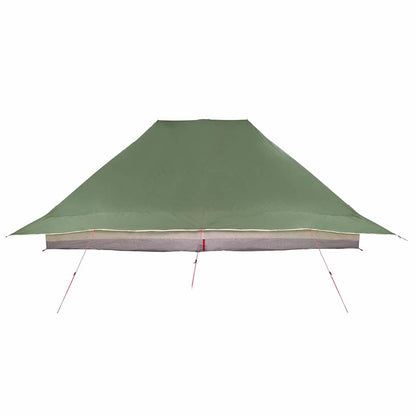 vidaXL Tipi Tent 12-Person Green Taffeta - 660 x 456 x 200 cm