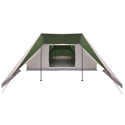 vidaXL Tipi Tent 12-Person Green Taffeta - 660 x 456 x 200 cm