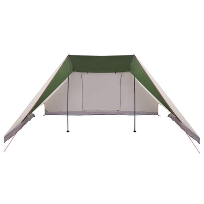vidaXL Tipi Tent 12-Person Green Taffeta - 660 x 456 x 200 cm