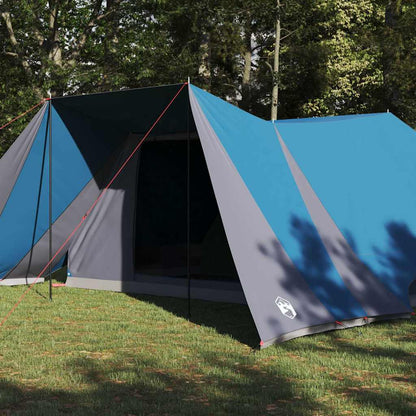 vidaXL Tipi Tent 12-Person Blue Taffeta - 660 x 456 x 200 cm