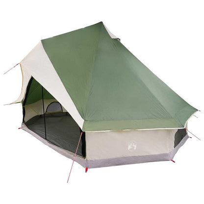 vidaXL Tipi Tent 8-Person Green Taffeta - 400 x 346 x 250 cm