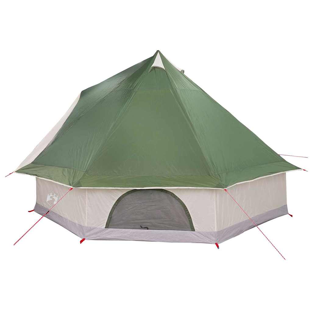 vidaXL Tipi Tent 8-Person Green Taffeta - 400 x 346 x 250 cm