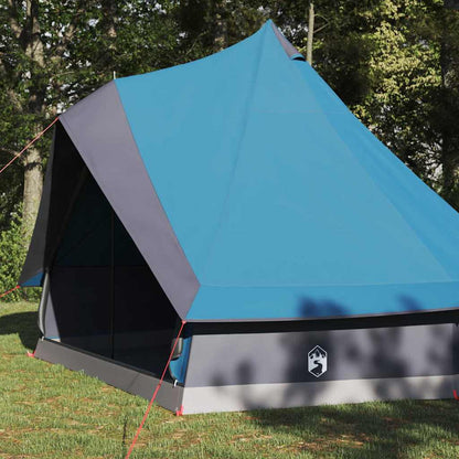 vidaXL Tipi Tent 8-Person Blue Taffeta - 400 x 346 x 250 cm