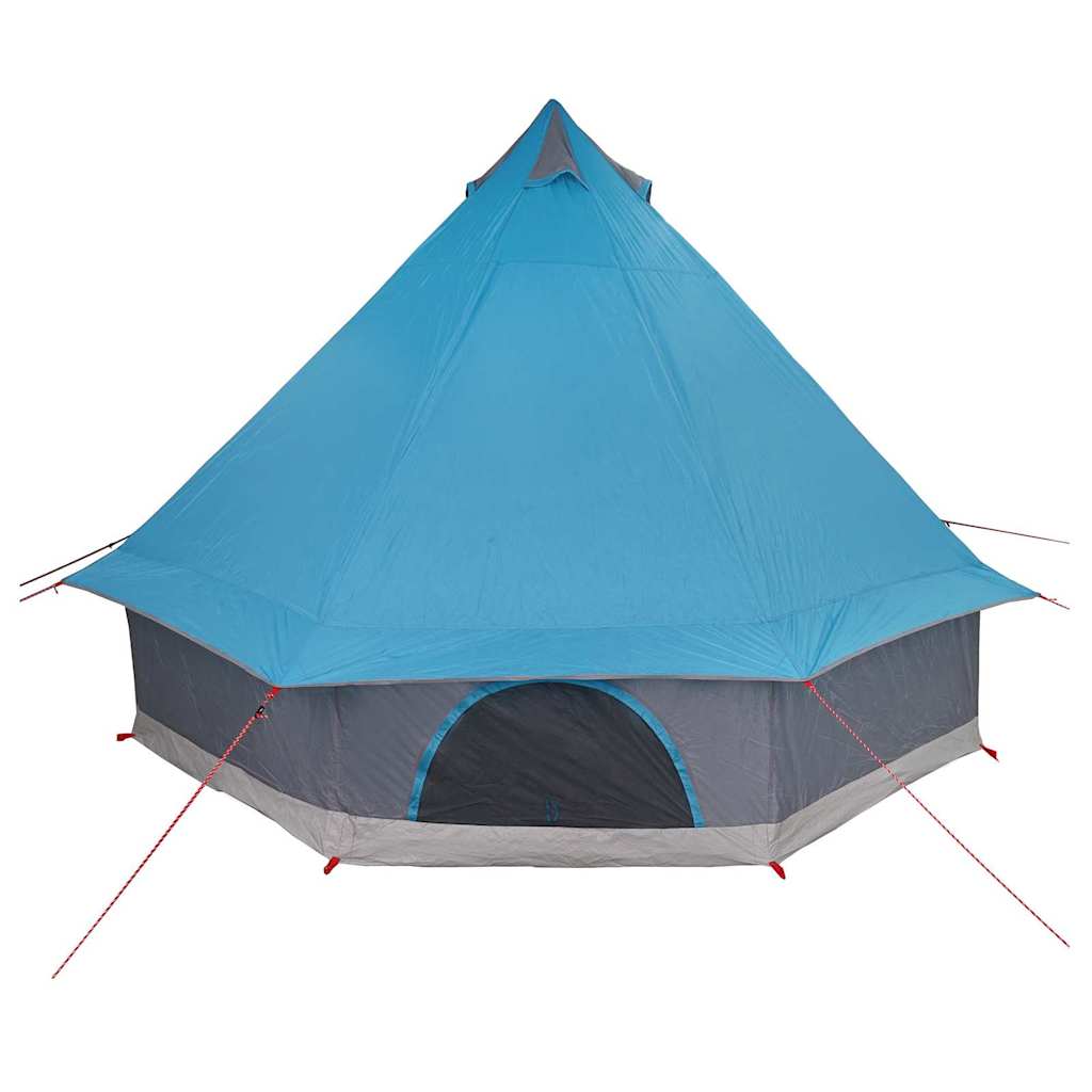vidaXL Tipi Tent 8-Person Blue Taffeta - 400 x 346 x 250 cm