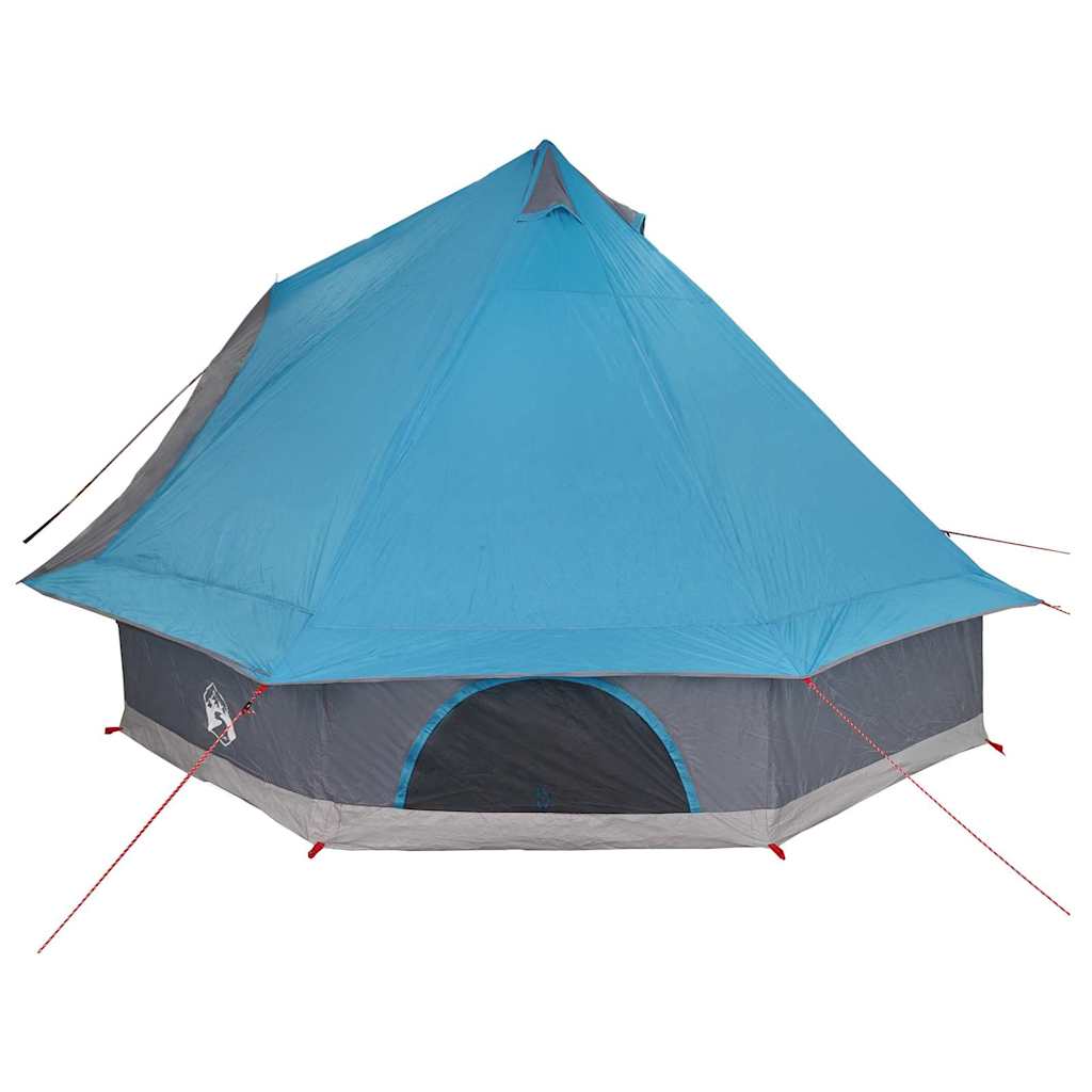 vidaXL Tipi Tent 8-Person Blue Taffeta - 400 x 346 x 250 cm