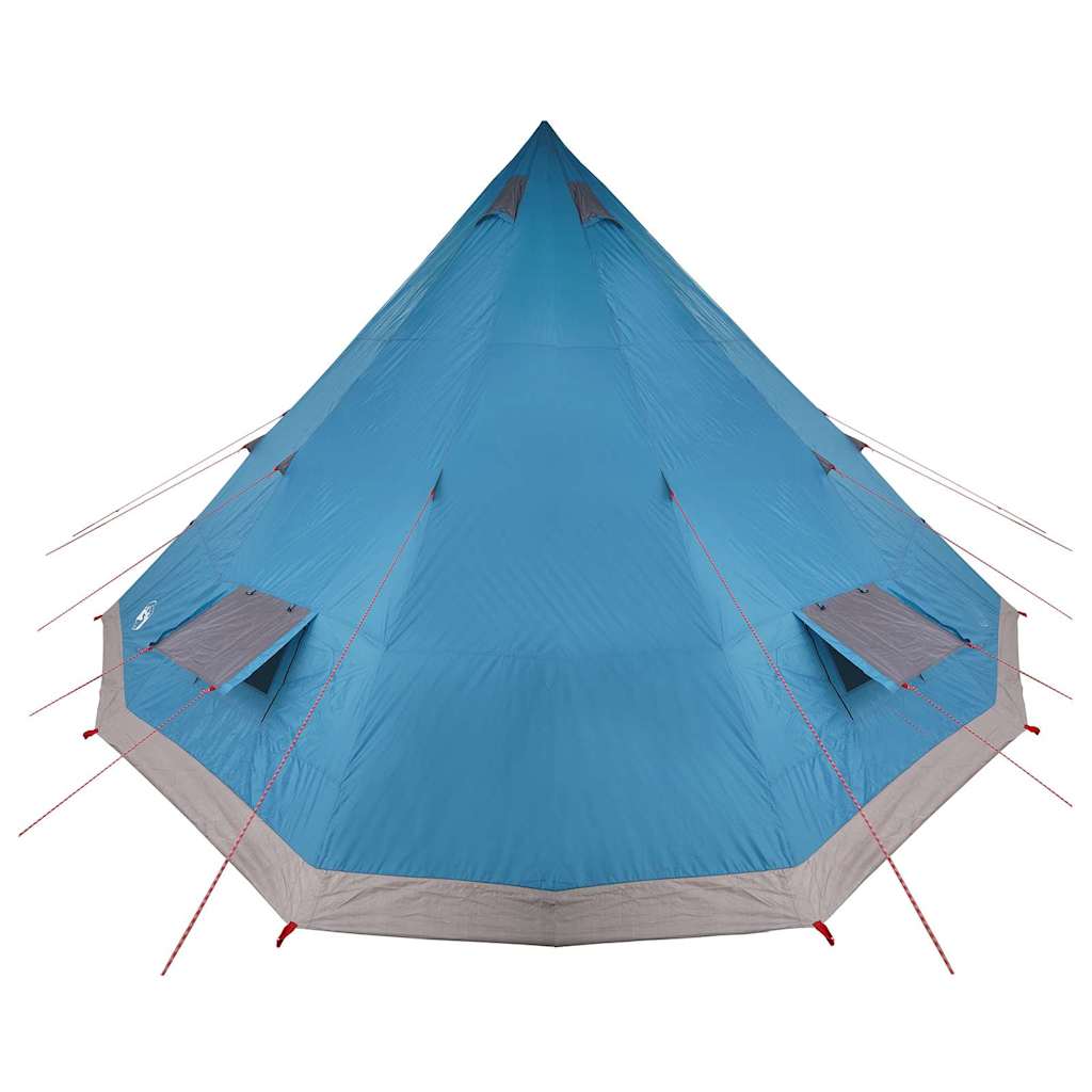 vidaXL Tipi Tent with Roof Blue 560 x 560 x 300 cm Taffeta