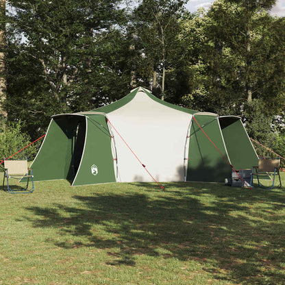 vidaXL Tipi Tent 8-Person Green Taffeta - 492 x 492 x 275 cm
