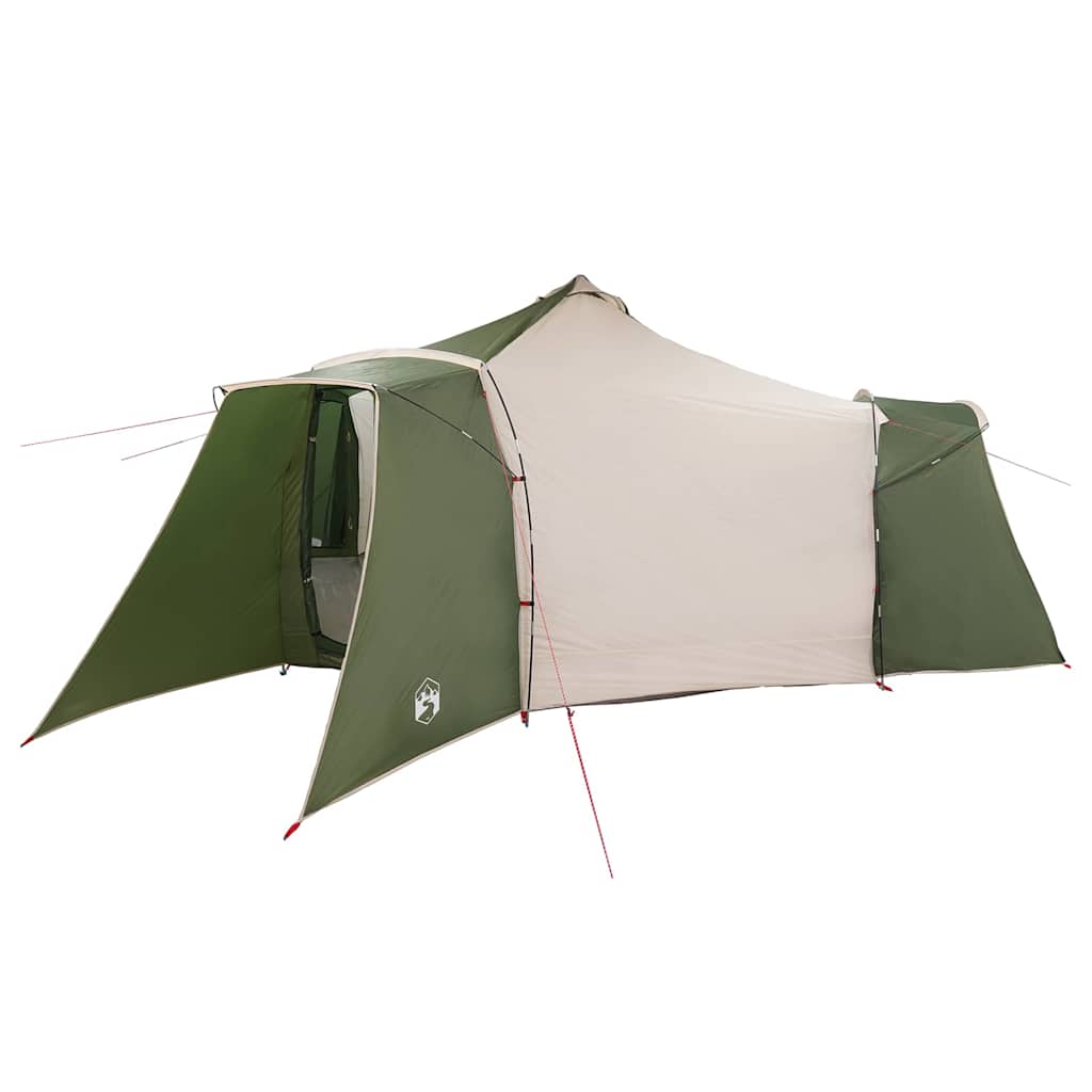 vidaXL Tipi Tent 8-Person Green Taffeta - 492 x 492 x 275 cm