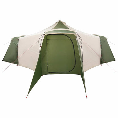 vidaXL Tipi Tent 8-Person Green Taffeta - 492 x 492 x 275 cm