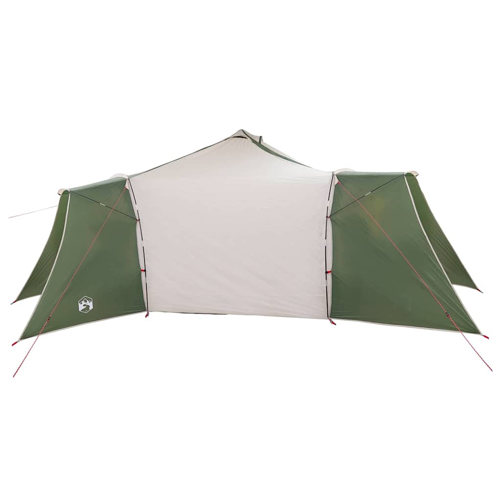 vidaXL Tipi Tent 8-Person Green Taffeta - 492 x 492 x 275 cm