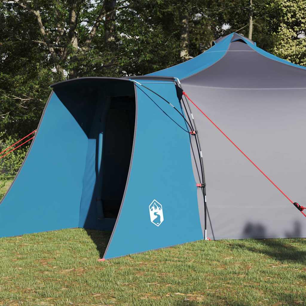 vidaXL Tipi Tent 8-Person Blue Taffeta - 492 x 492 x 275 cm