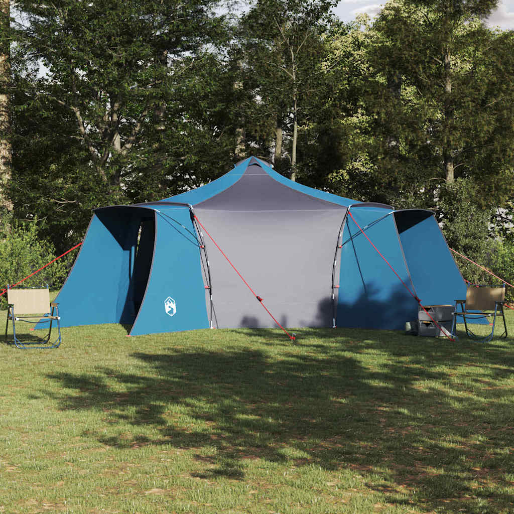 vidaXL Tipi Tent 8-Person Blue Taffeta - 492 x 492 x 275 cm