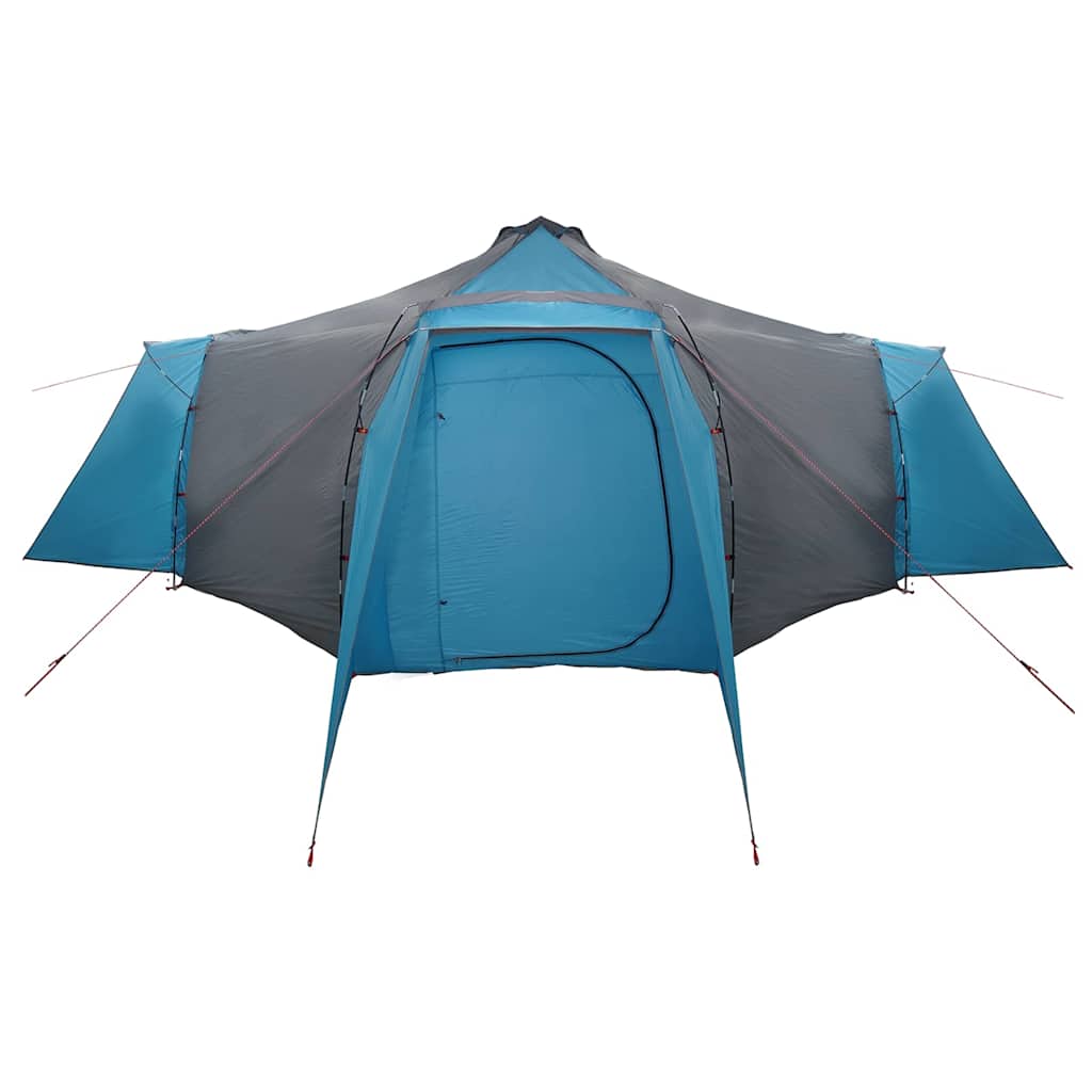 vidaXL Tipi Tent 8-Person Blue Taffeta - 492 x 492 x 275 cm