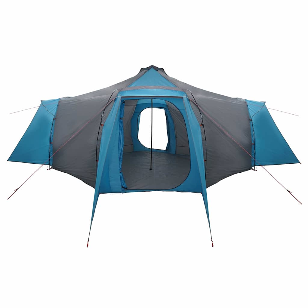 vidaXL Tipi Tent 8-Person Blue Taffeta - 492 x 492 x 275 cm
