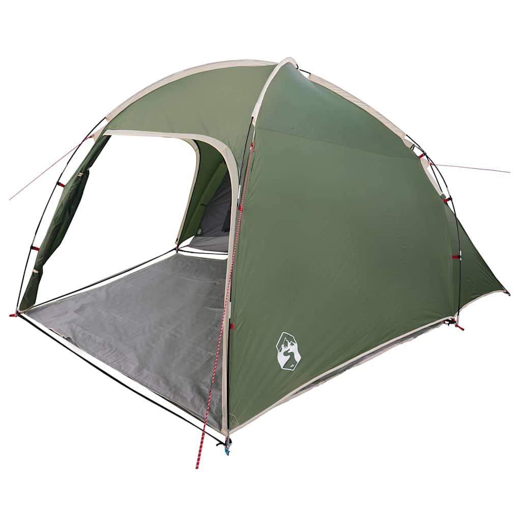 vidaXL Cabin Tent 2-Person Green Taffeta - 370 x 230 x 185 cm