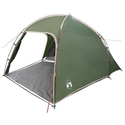 vidaXL Cabin Tent 2-Person Green Taffeta - 370 x 230 x 185 cm