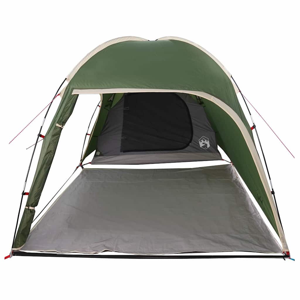 vidaXL Cabin Tent 2-Person Green Taffeta - 370 x 230 x 185 cm