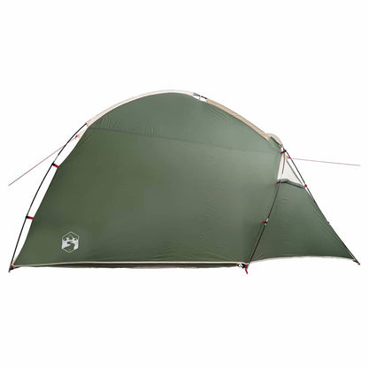 vidaXL Cabin Tent 2-Person Green Taffeta - 370 x 230 x 185 cm