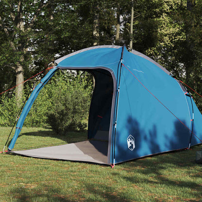 vidaXL Cabin Tent 2-Person Blue Taffeta - 370 x 230 x 185 cm