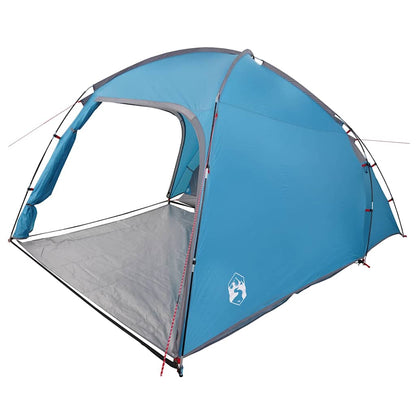 vidaXL Cabin Tent 2-Person Blue Taffeta - 370 x 230 x 185 cm