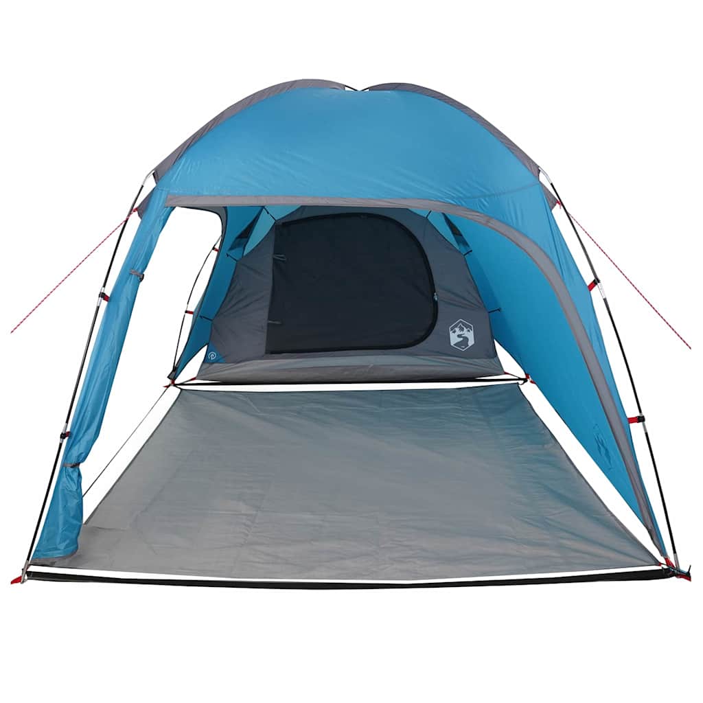 vidaXL Cabin Tent 2-Person Blue Taffeta - 370 x 230 x 185 cm
