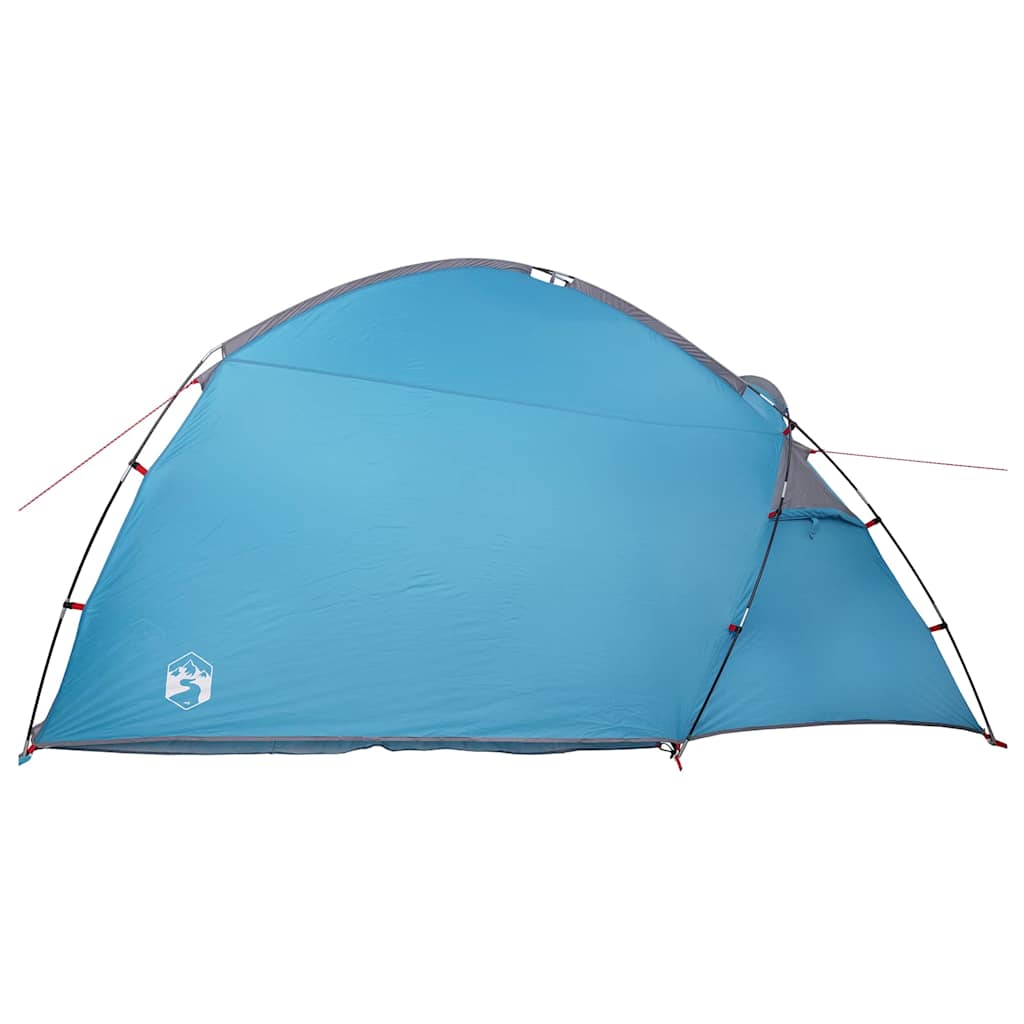 vidaXL Cabin Tent 2-Person Blue Taffeta - 370 x 230 x 185 cm