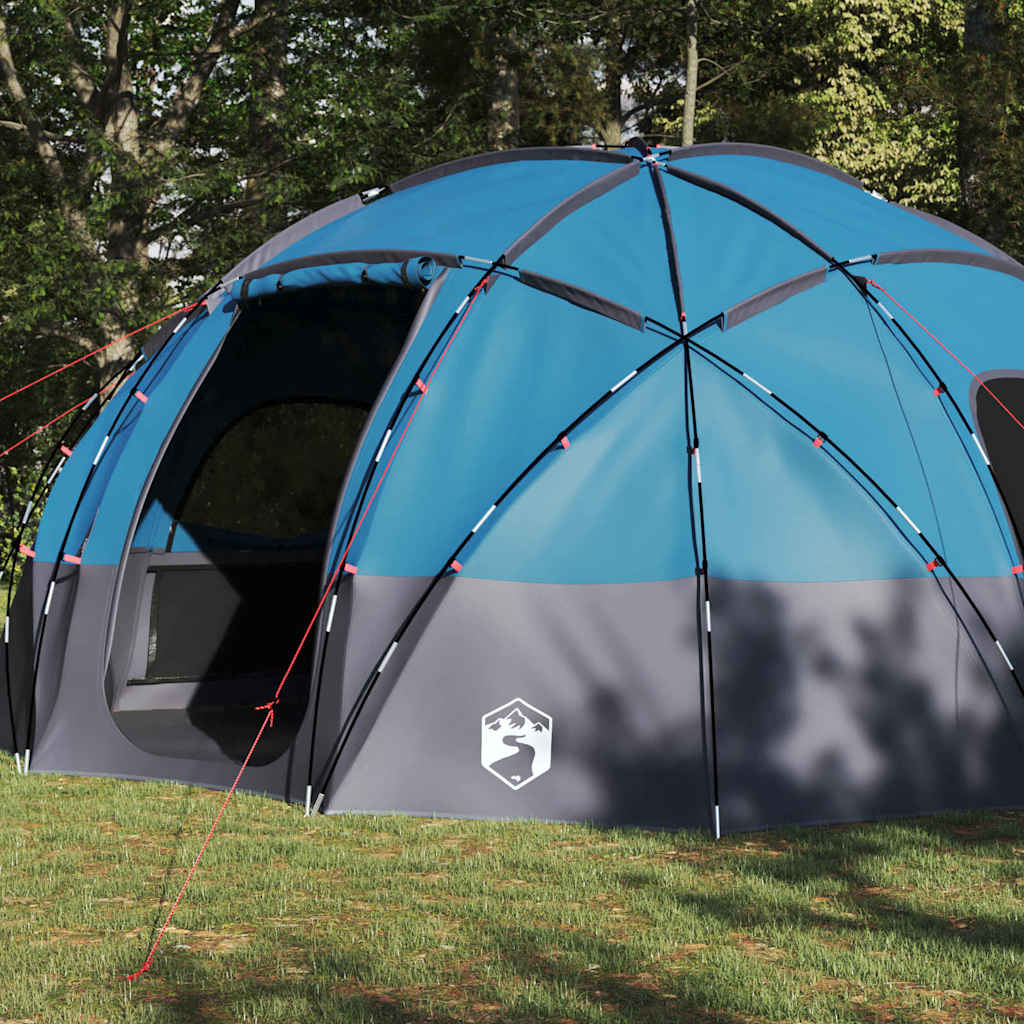 vidaXL Dome Tent with Roof Blue 475 x 475 x 235 cm Taffeta